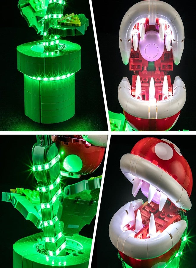 BRIKSMAX Light Kit for Lego-71426 Piranha Plant -Led Lighting Compatible with Lego Super Mario Building Set- Not Include Lego Set - Image 3